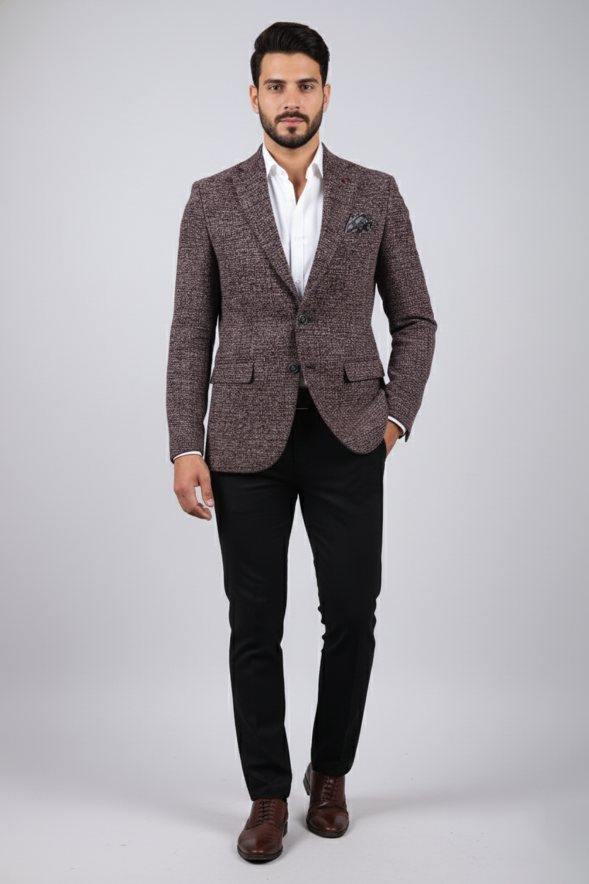 Shania wool blazer, 2 buttons