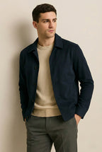 Suede sweater Collar