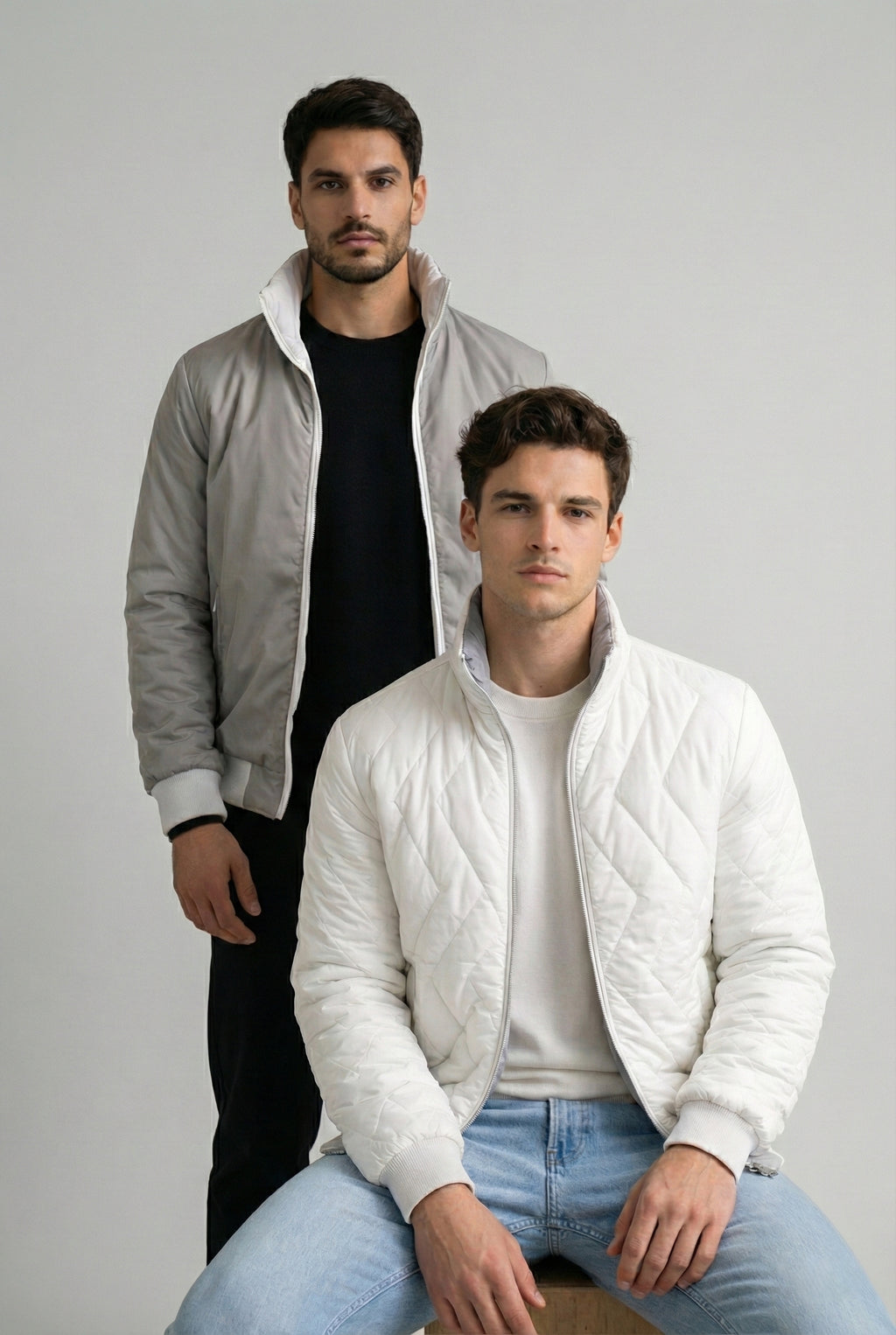 Double-faced sweater