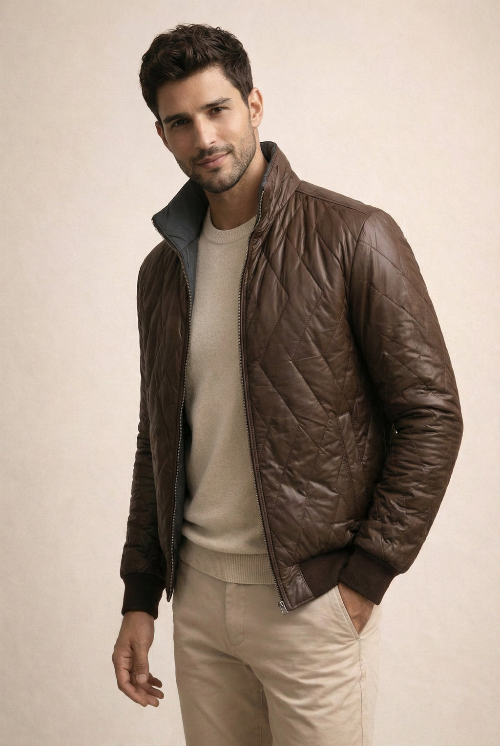 Double-faced sweater