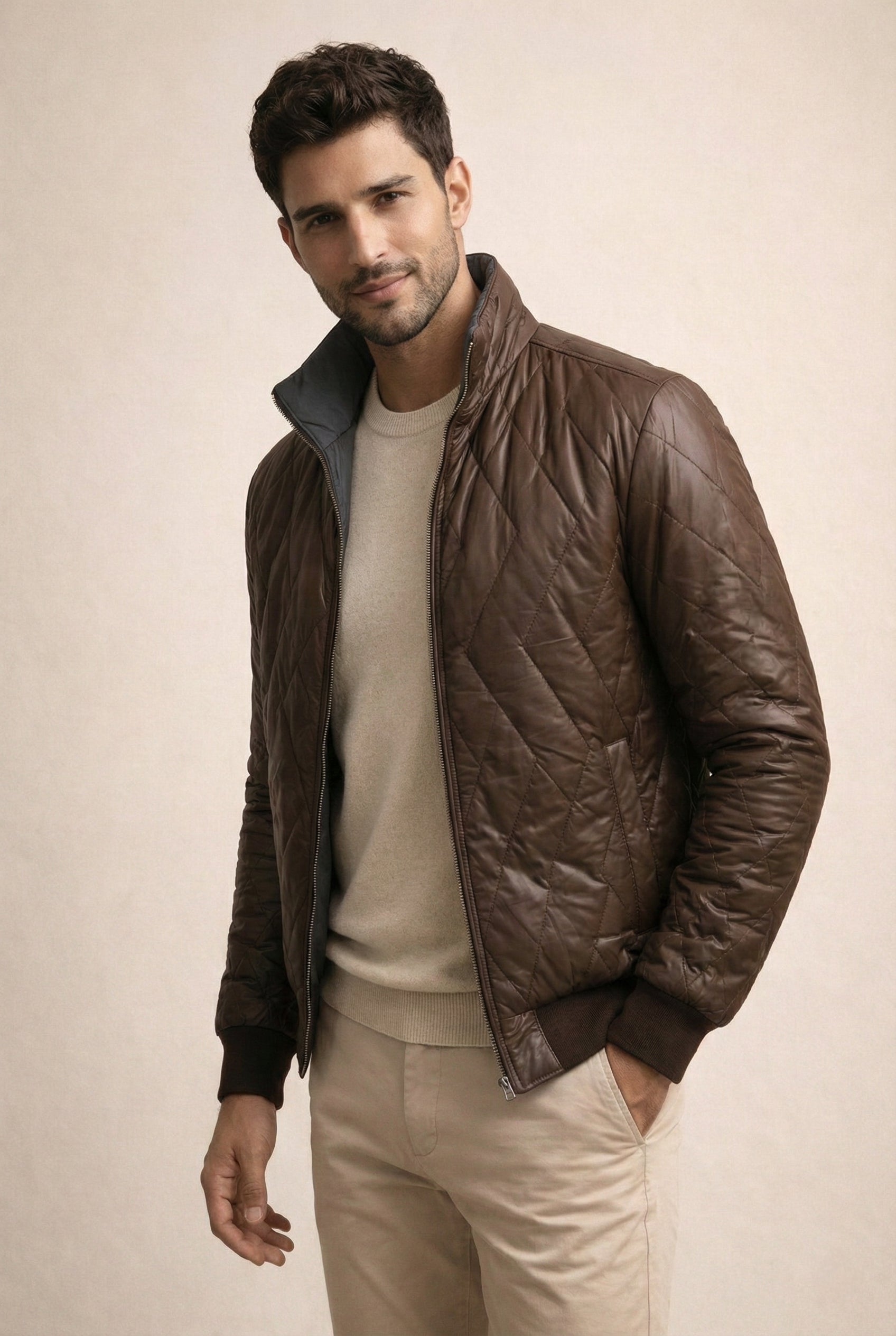 Double-faced sweater