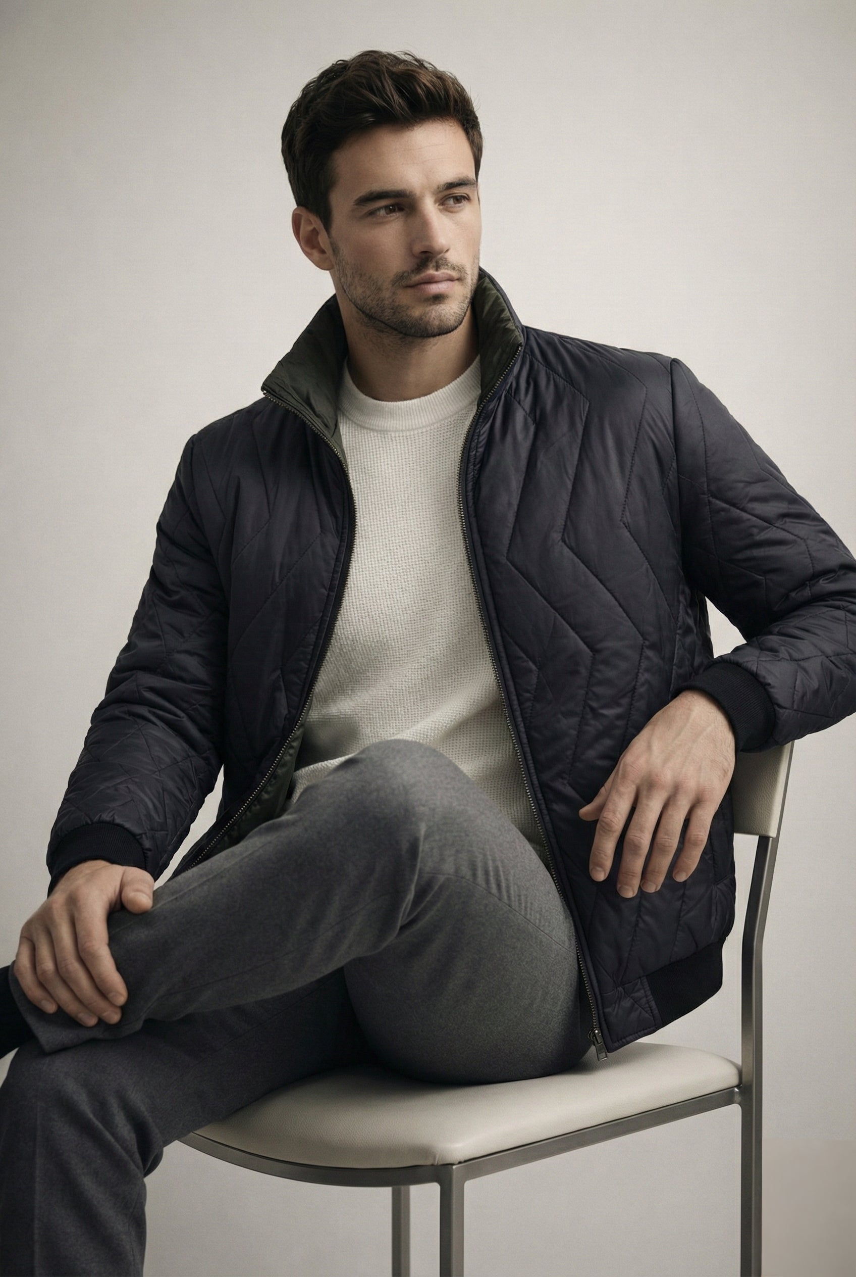 Double-faced sweater