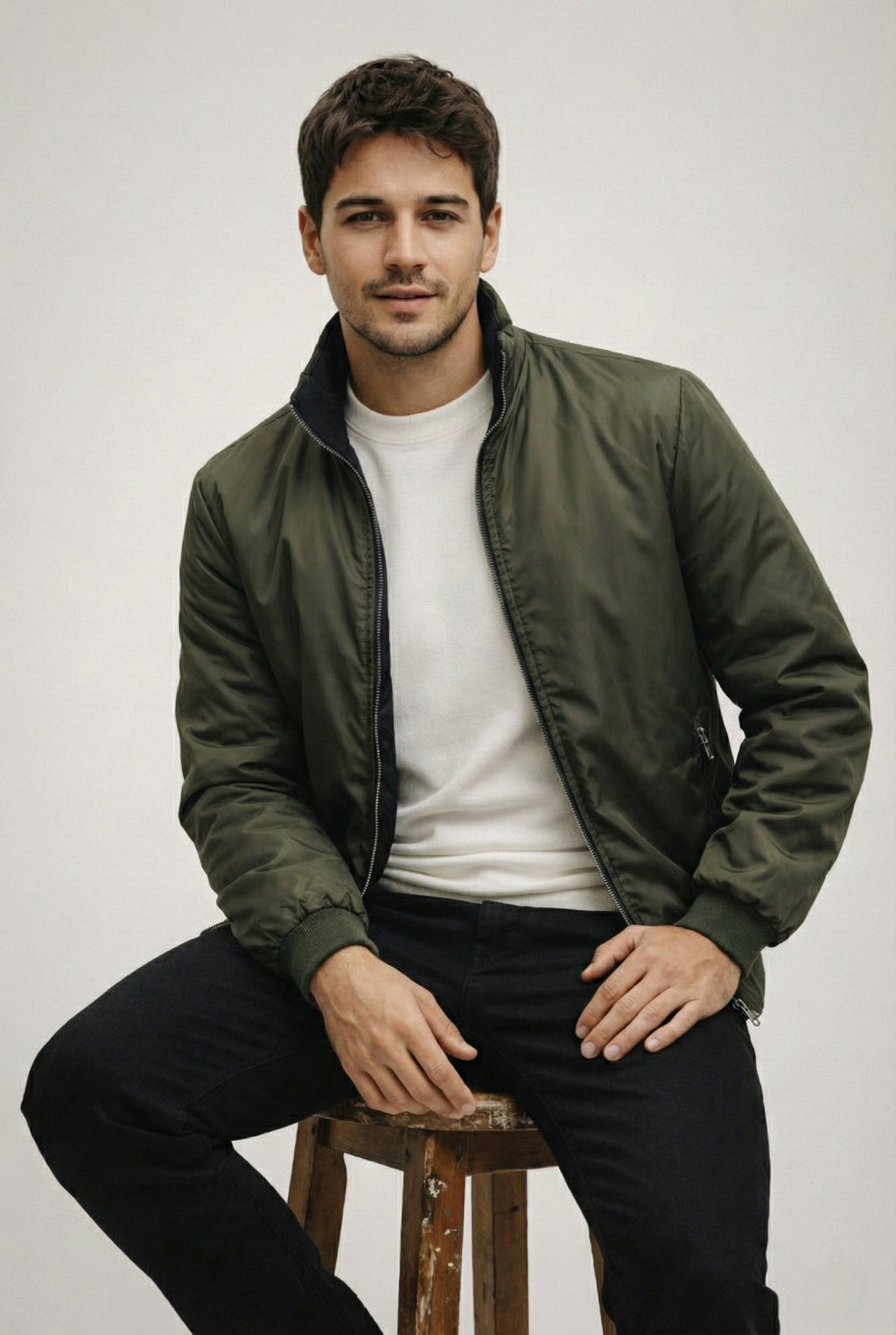 Double-faced sweater