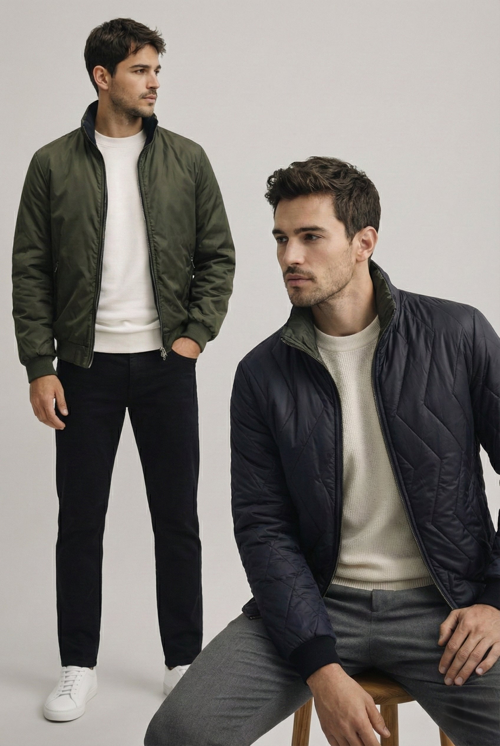 Double-faced sweater