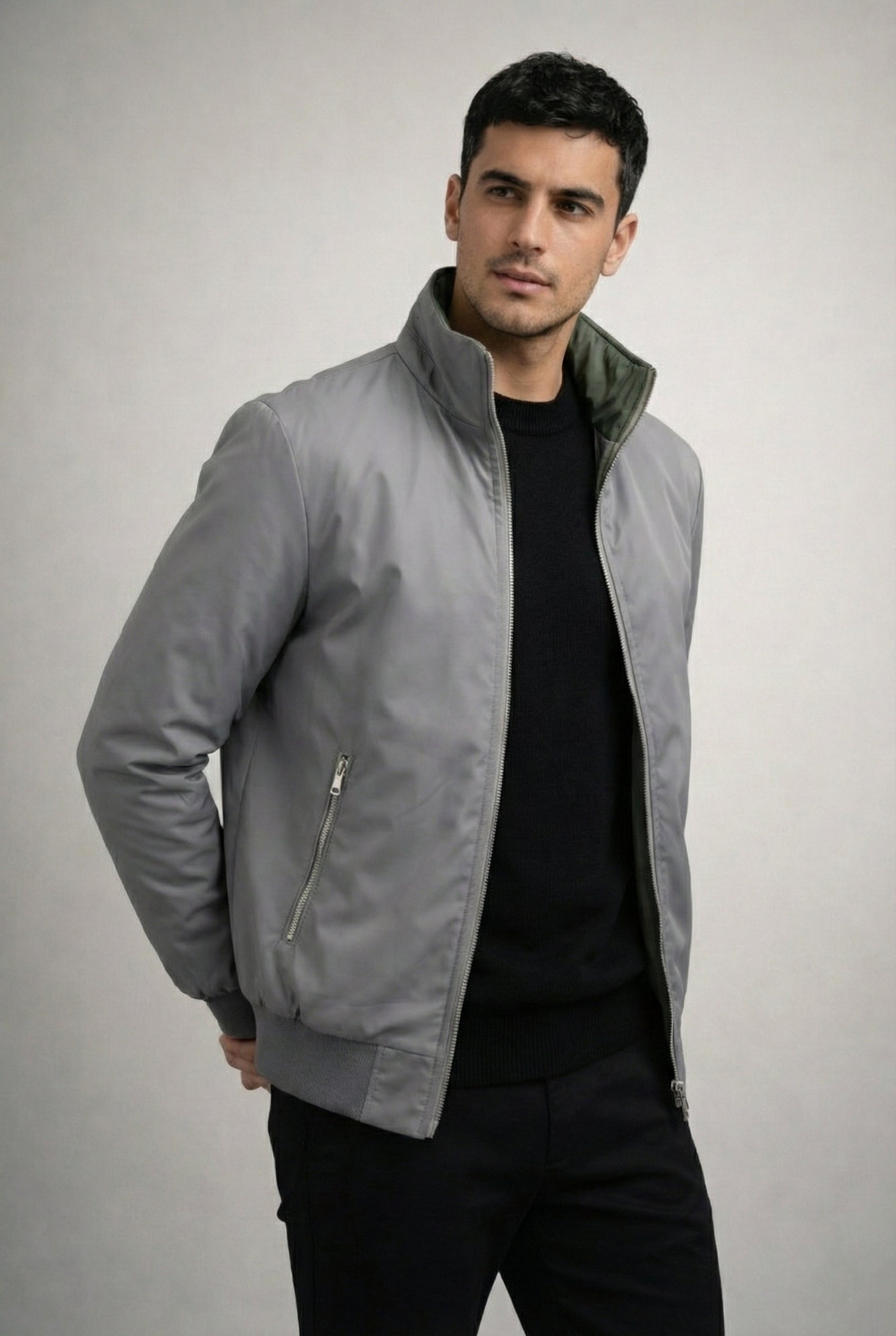 Double-faced sweater