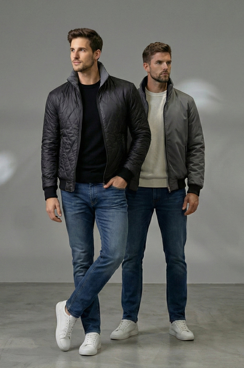 Double-faced sweater