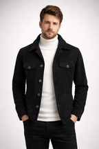 Quilted gabardine jacket