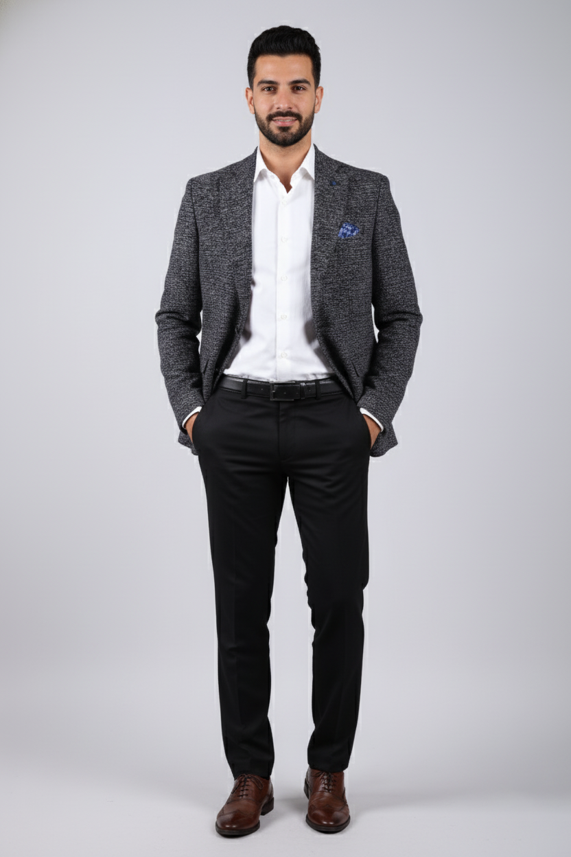 Shania wool blazer, 2 buttons