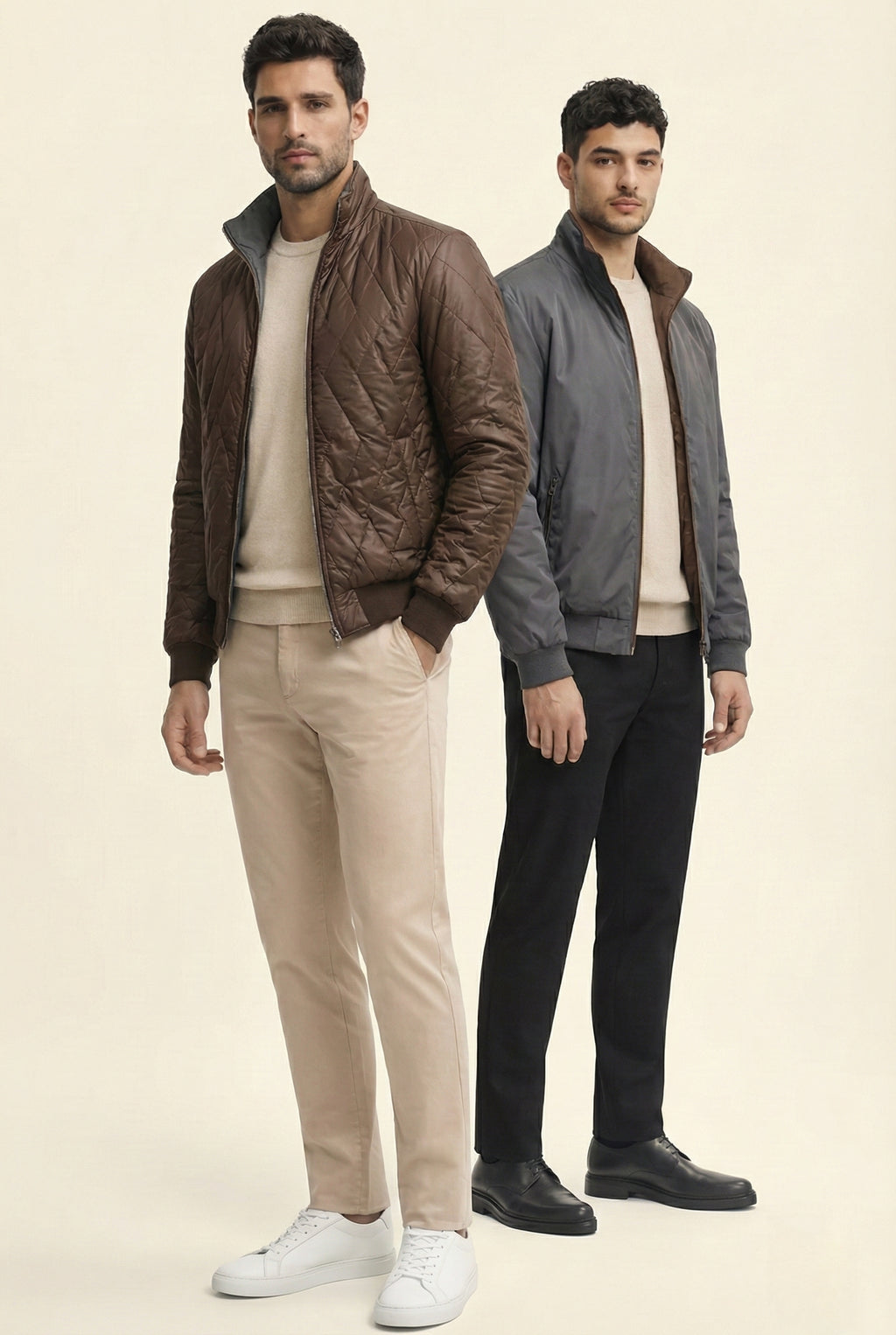 Double-faced sweater