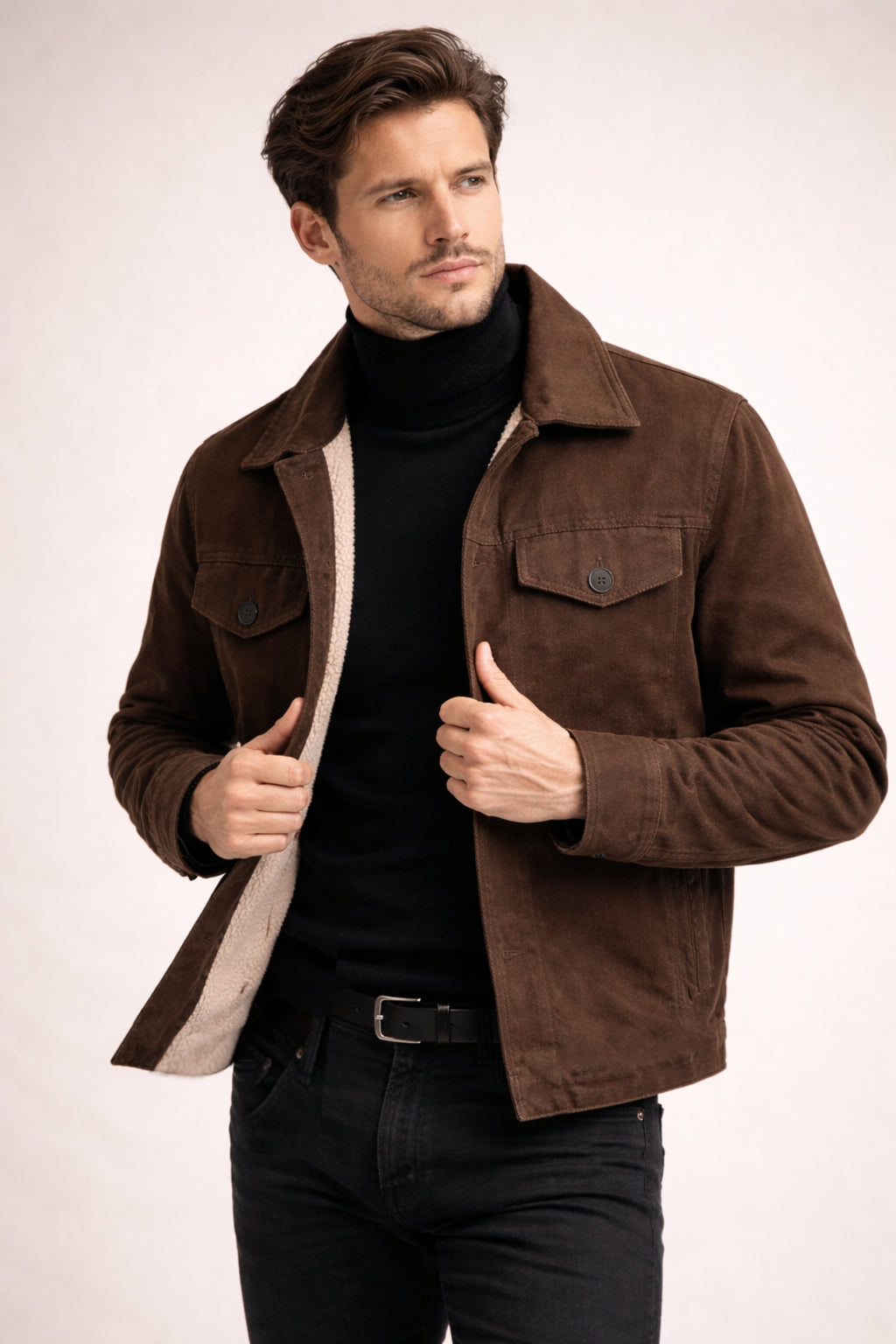 Quilted gabardine jacket