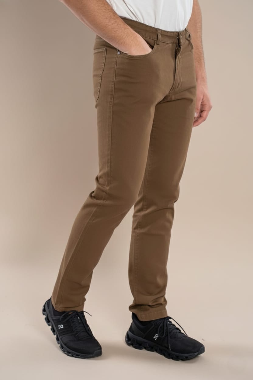 Gabardine 5-pocket Pants