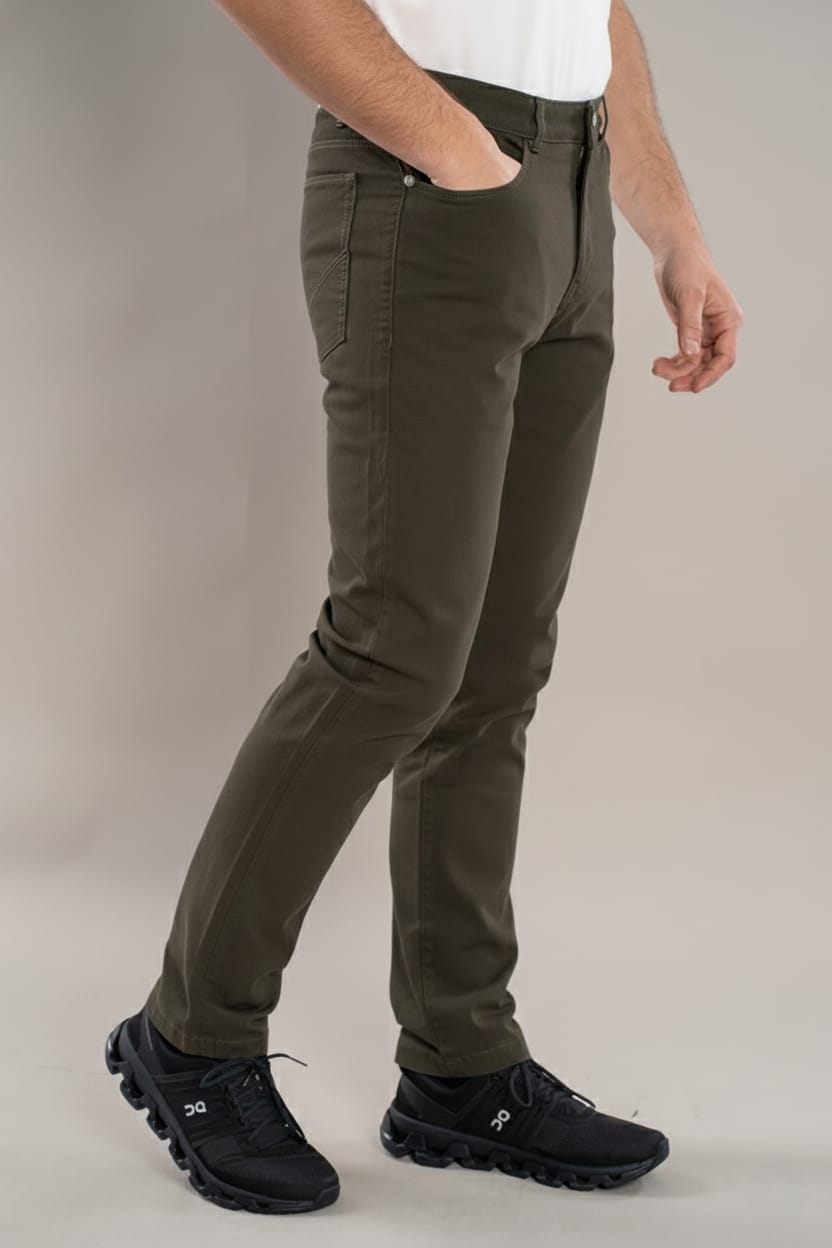 Gabardine 5-pocket Pants