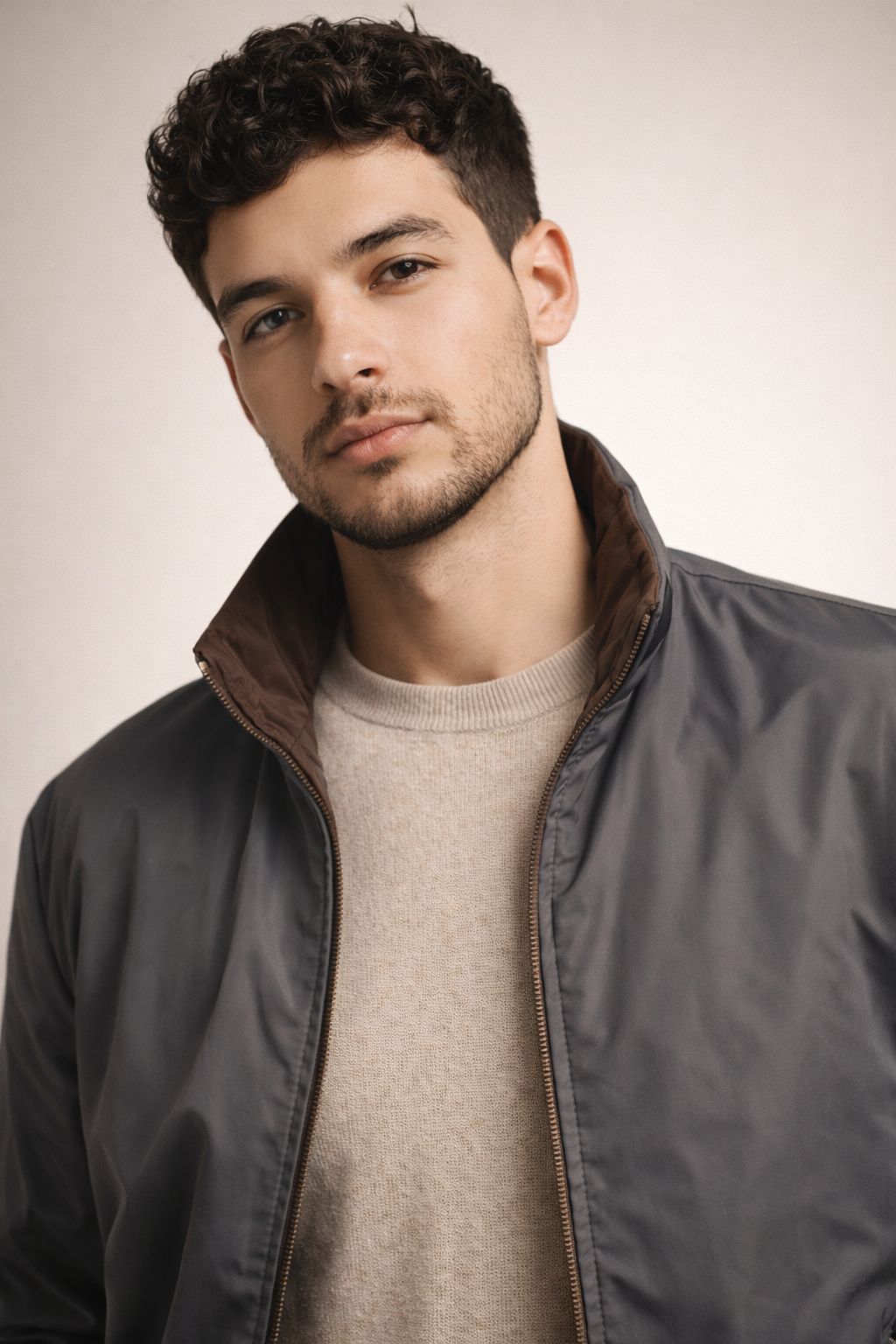 Double-faced sweater