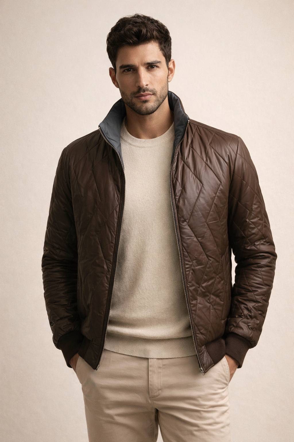 Double-faced sweater