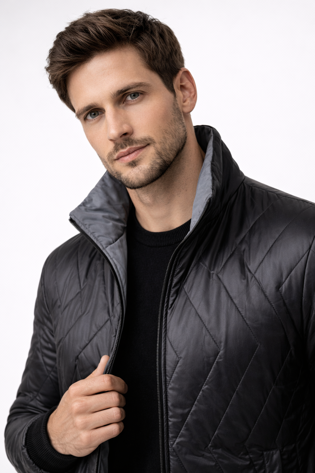 Double-faced sweater