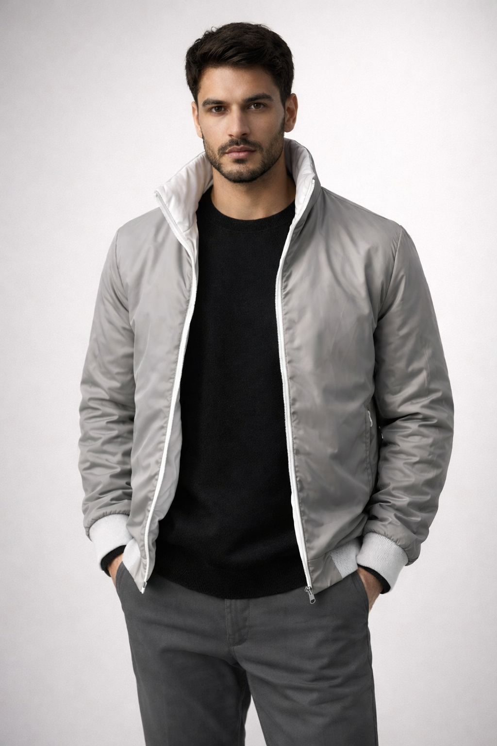 Double-faced sweater