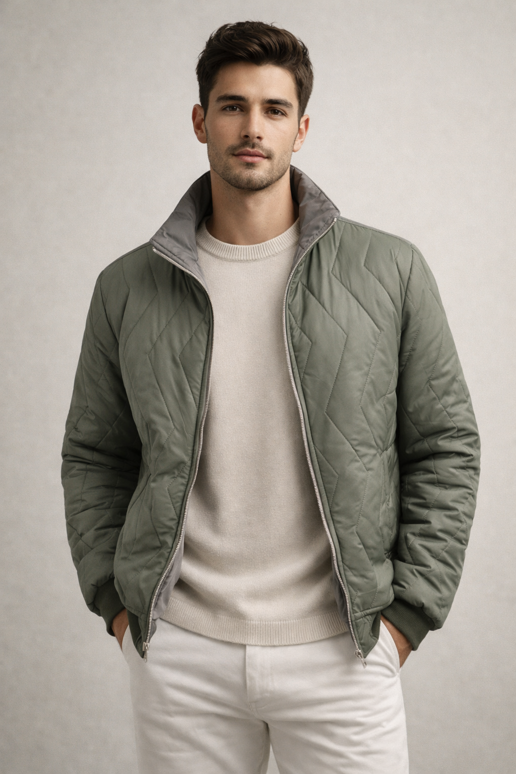 Double-faced sweater