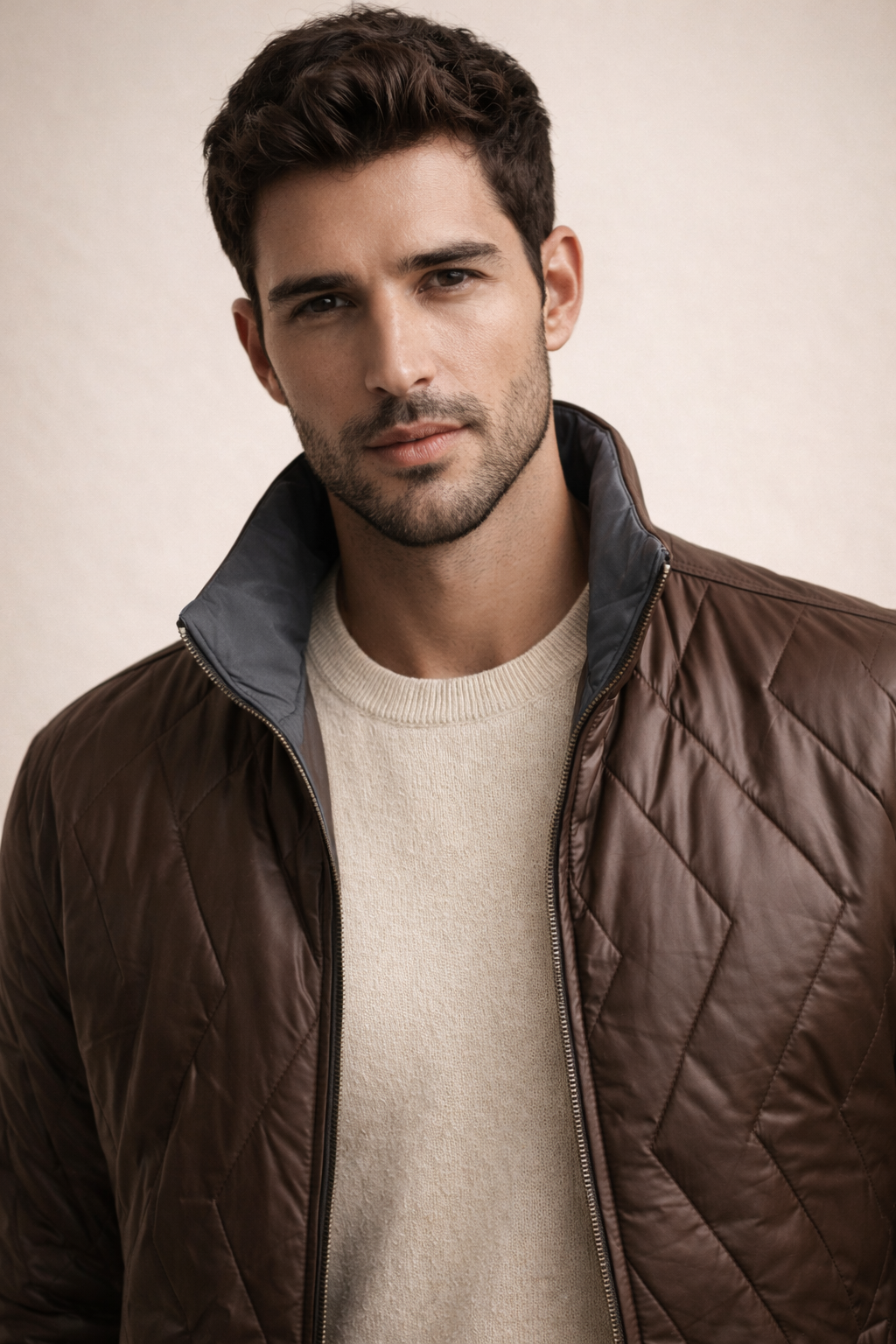 Double-faced sweater