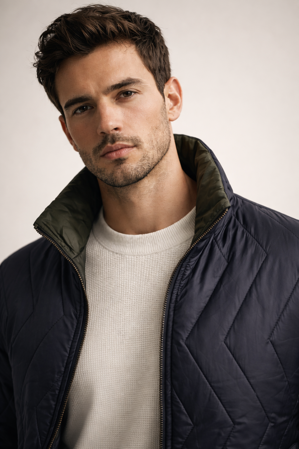 Double-faced sweater