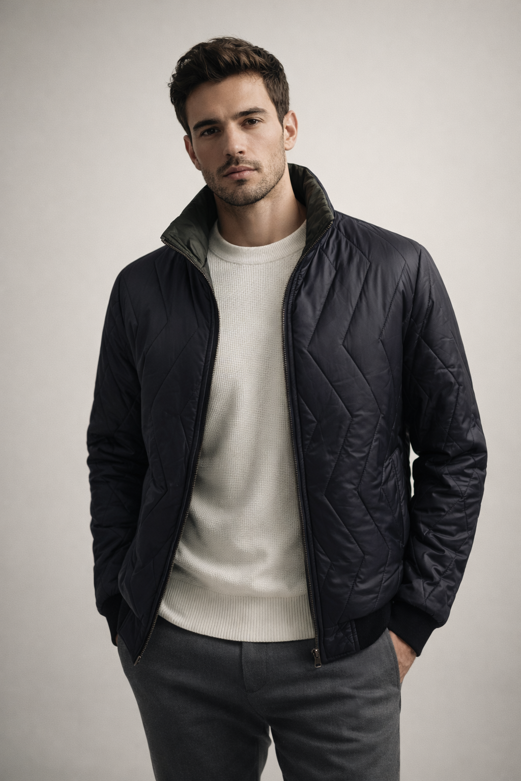 Double-faced sweater