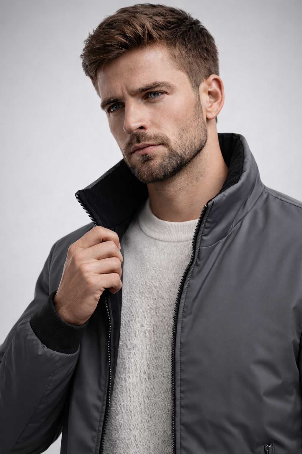 Double-faced sweater